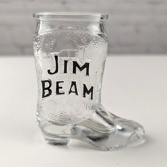 Vintage Jim Beam Cowboy Boot Shot Glass - Picture 5 of 10